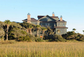 Herlong and Associates, photo of a beach home located on a barrier island overlooking the Atlantic Ocean - photo credit herlong architects